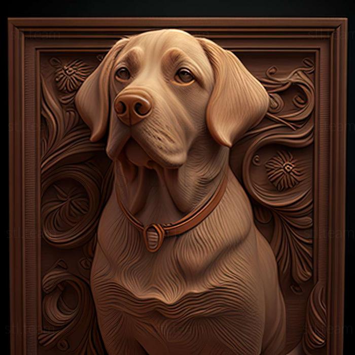 3D модель Курцхаарская собака (STL)